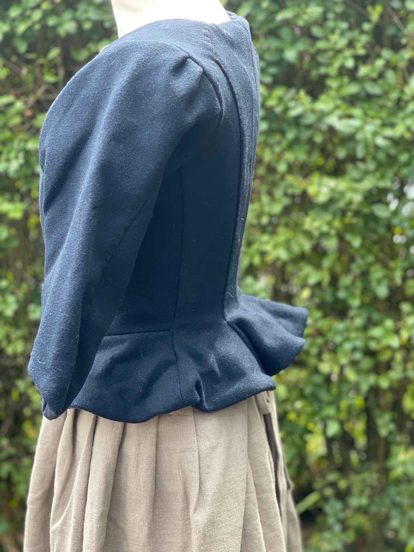 18e Eeuwse Bodice Jasje - blauw
