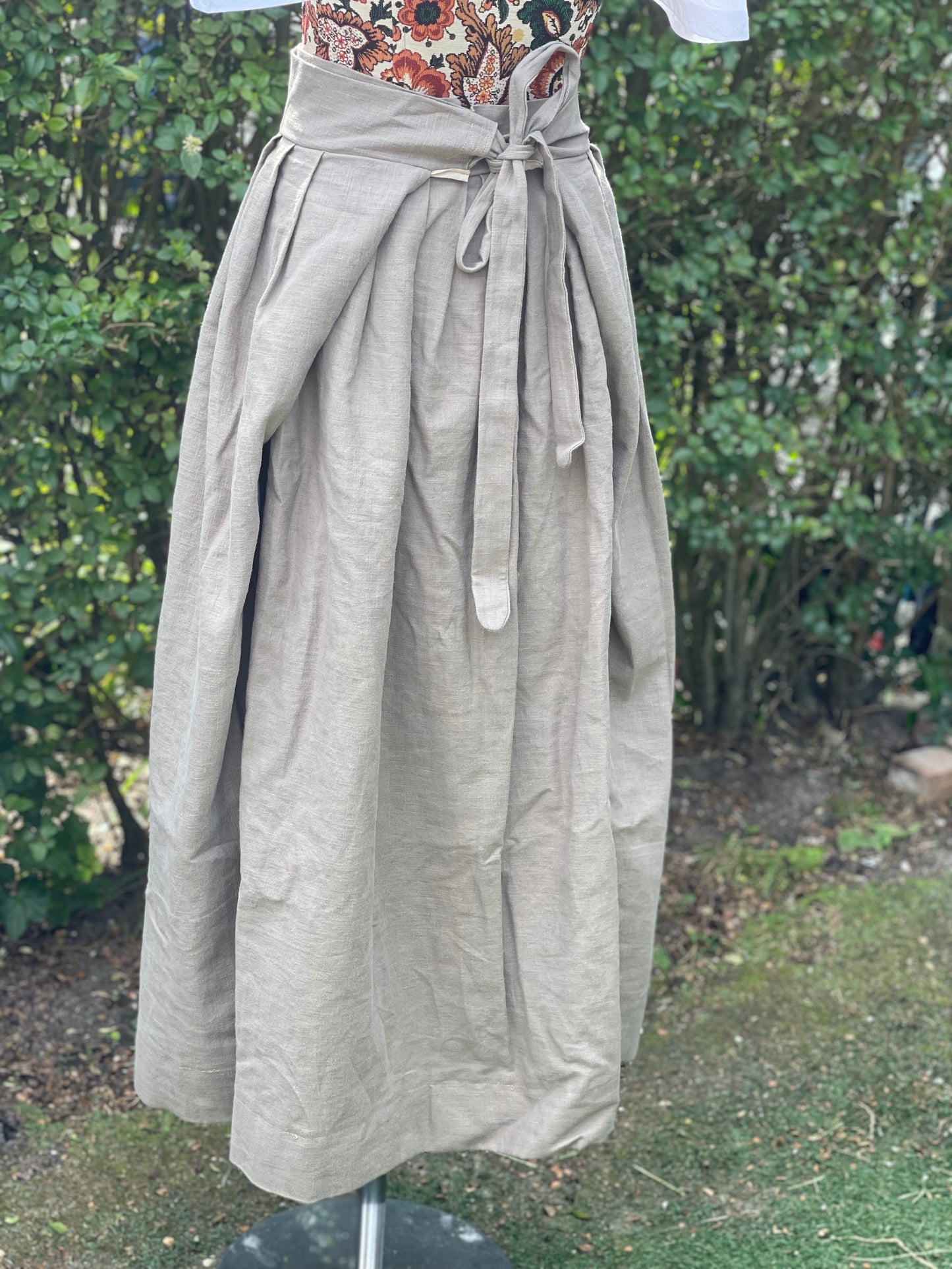 18e-eeuwse Petticoat rok maxi lengte