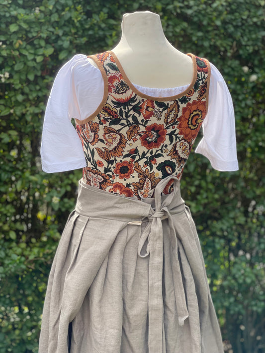 18e-eeuwse Petticoat rok knielengte