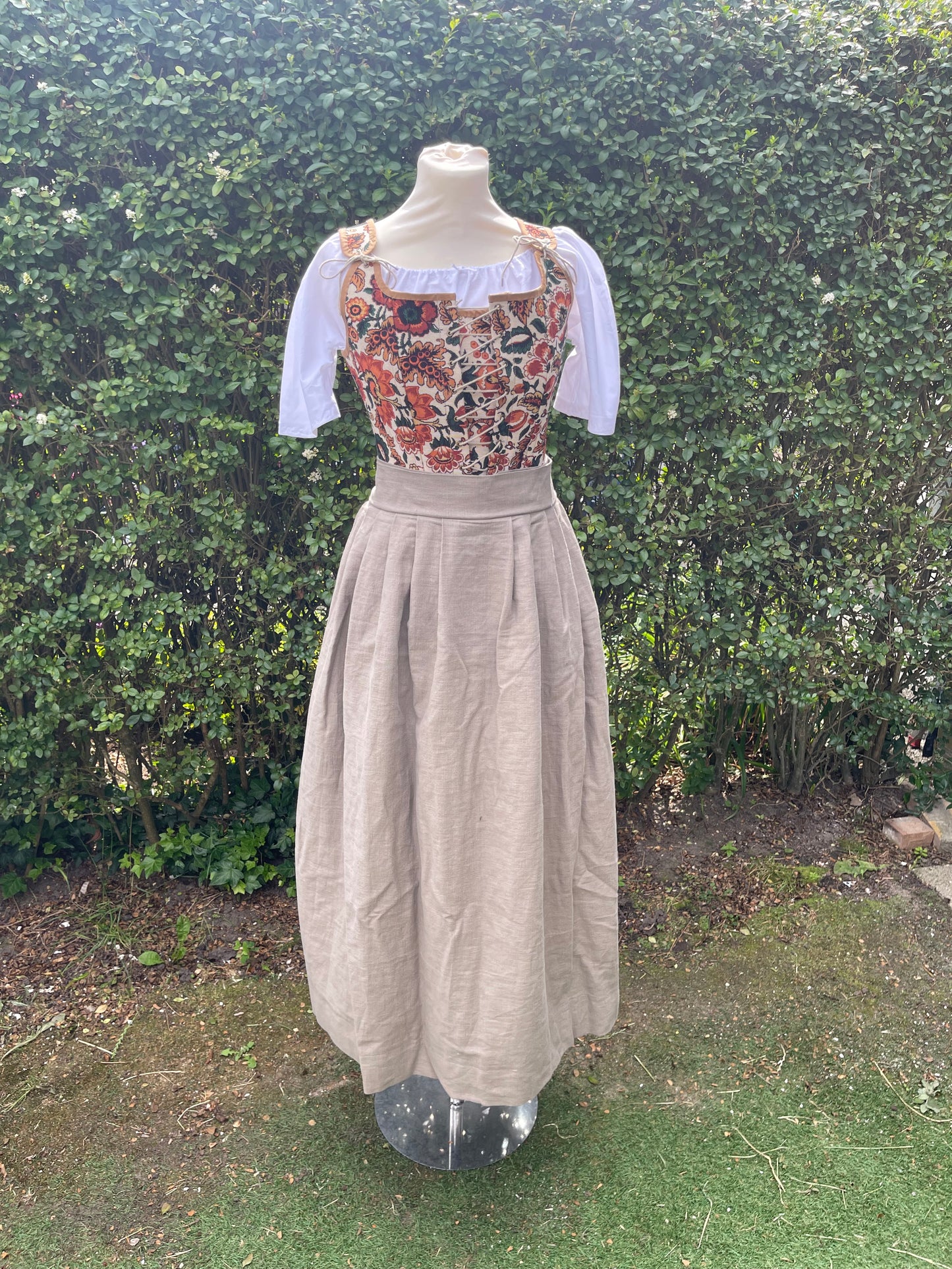 Corset Ceana - geregen voor- en achterkant