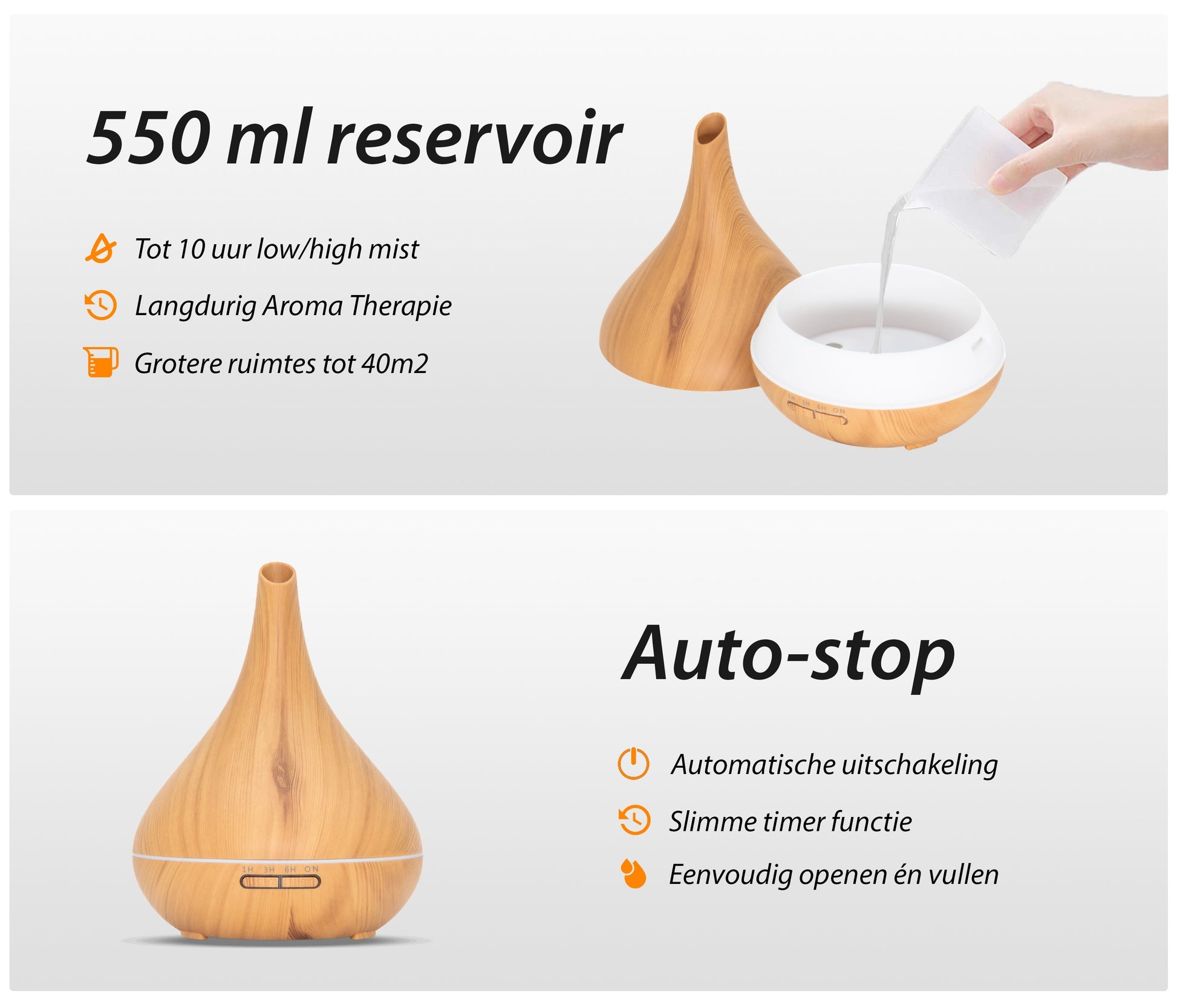 Lotus Pro - Light Wood - Aroma Diffuser