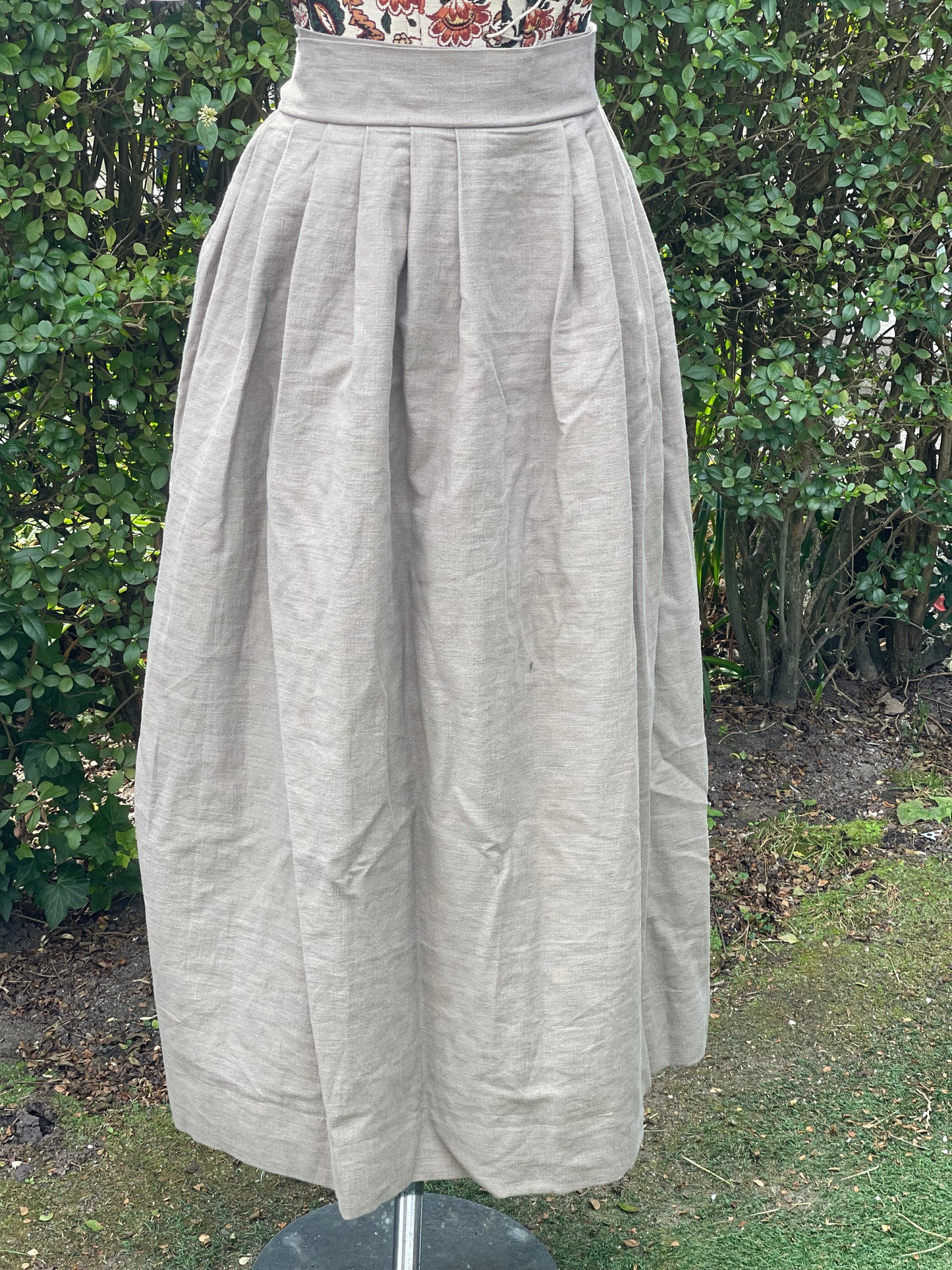 18e-eeuwse Petticoat rok maxi lengte