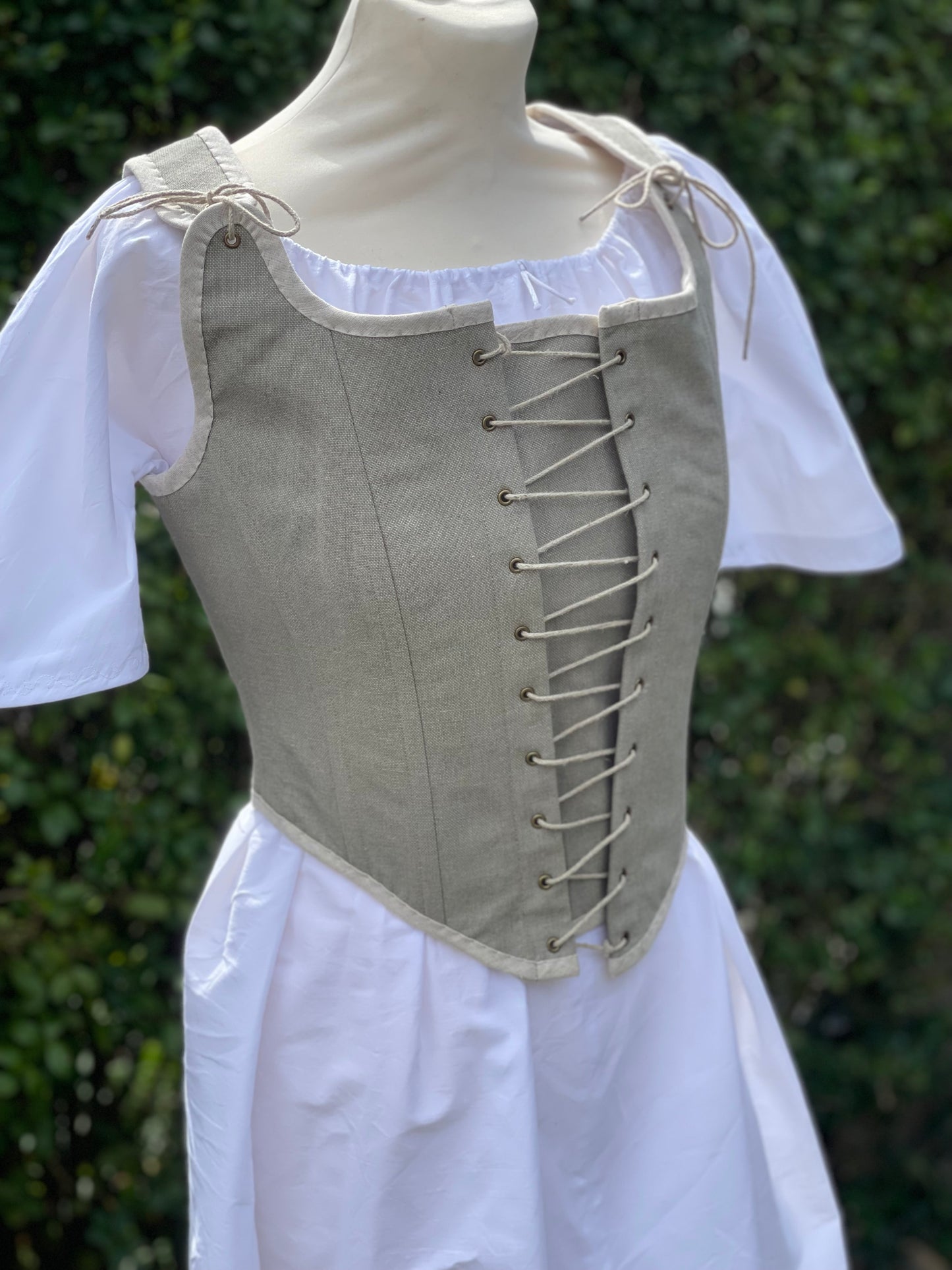 Corset Ceana - geregen voor- en achterkant