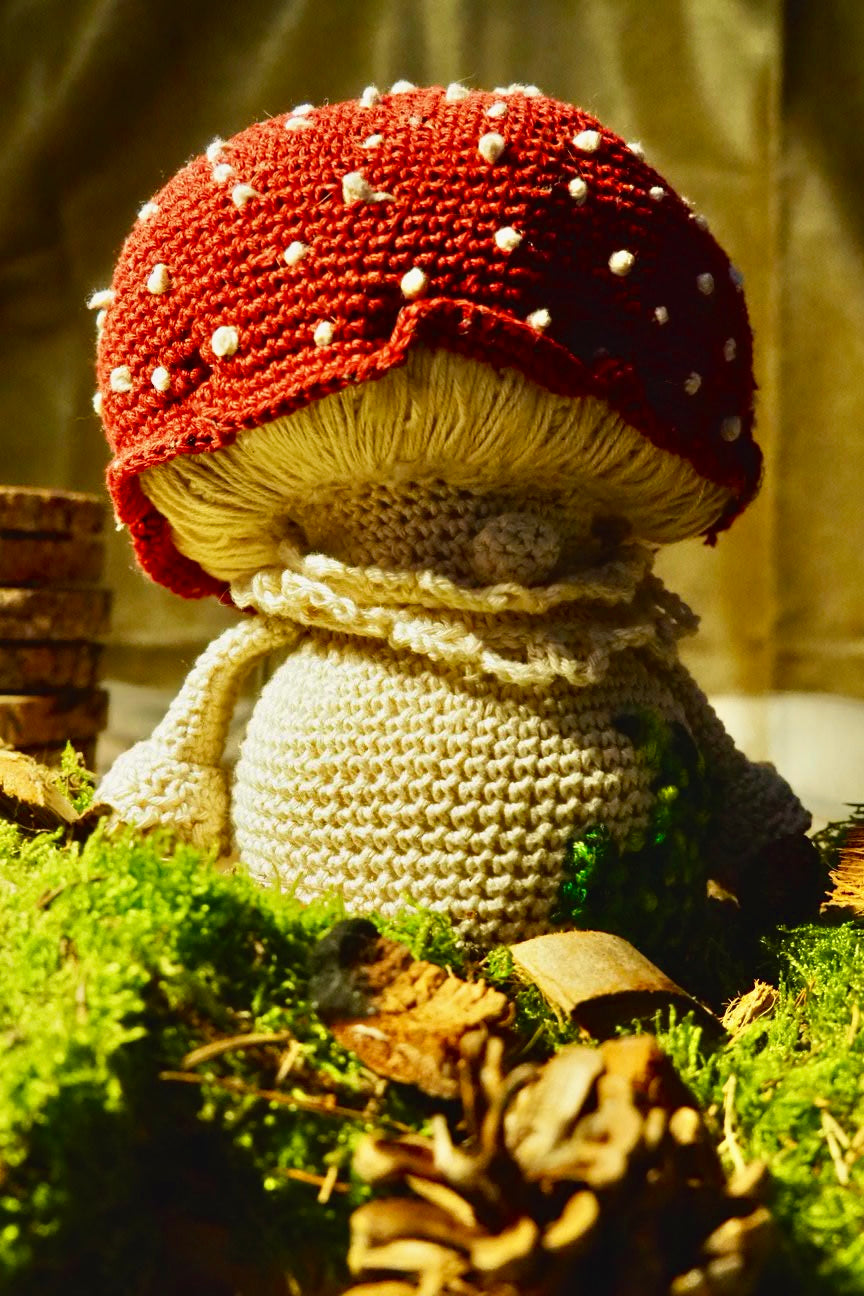 gehaakt mushroom knuffeltje (custom made)