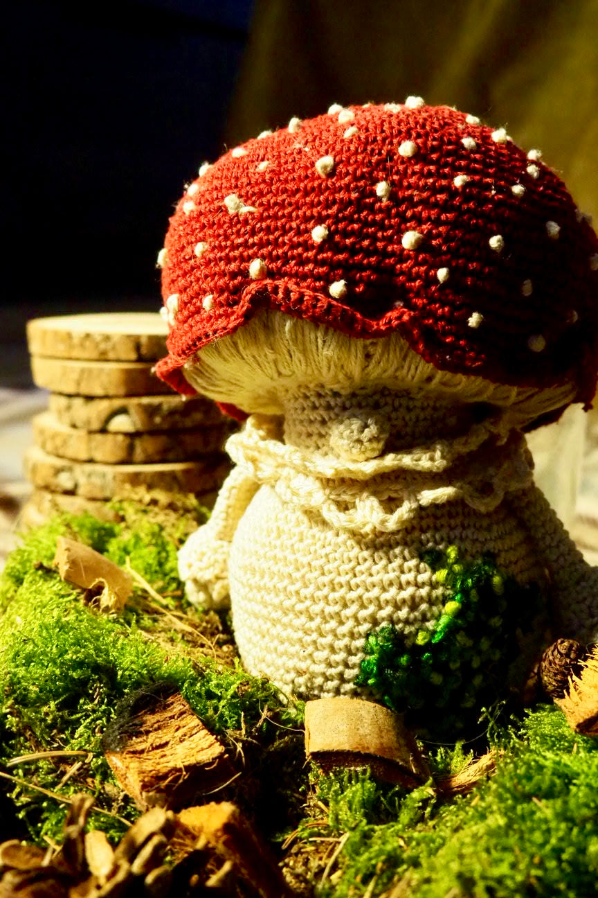 gehaakt mushroom knuffeltje (custom made)